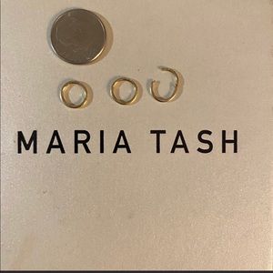 Maria Tash Yellow Gold 6.5mm seamless hoops